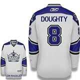 DOUGHTY #8 Los Angeles Kings RBK Premier NHL Hockey Jersey by Reebok (NHLPA Certified Custom Sewn Authentic Twill)