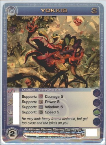 YOKKIS Chaotic Premium Edition Season 1 Super Rare Gold Foil Card & Unused Code (Random Stats)