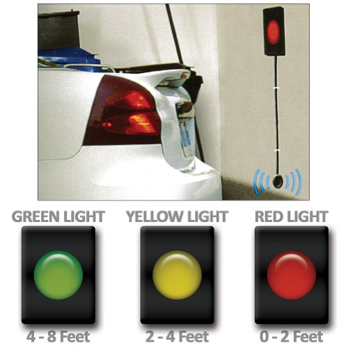 Garage Parking Sensor LED Traffic Light Warning Signals Distance from Wall (848296045882)
