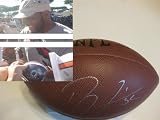 RAY LEWIS BALTIMORE RAVENS,MIAMI HURRICANS,SIGNED NFL FOOTBALL + COA WITH PROOF PIC