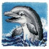 Eigenschaften Verachtert / Verachtert - Knüpfkissen-Packung ´Delfin´, 40x40cm