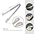 Deik Professional BBQ Grill Tools Set - HEAVY DUTY THICKER STAINLESS STEEL - Grade Barbecue Accessories - 3 Piece Utensils Kit Includes Spatula Tongs & Fork - Ideal Birthday Gift