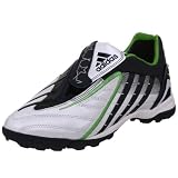 adidas Little Kid/Big Kid Predator Absolion PS TRX TF Soccer Cleat,White/Indigo/Green,12.5 M US Litt...