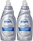 Dawn Platinum Power Clean Refreshing Rain Scent Dishwashing Liquid 20 ounce Twin Pack