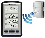 AMBIENT WEATHER WS-1280 WIRELESS INDOOR & OUTDOOR DIGITAL THERMOMETER W/ INDOOR HUMIDITY, FORECASTER, ATOMIC CLOCK AMBIENT WEATHER WS-1280 WIRELESS INDOOR & OUTDOOR DIGITAL THERMOMETER W/ INDOOR HUMIDITY, FORECASTER, ATOMIC CLOCK