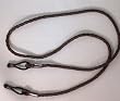 BooJeeBeads Brown Leather Eyeglass Leash
