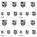 NHL Los Angeles Kings 20-Pack Mini Temporary Nail Tattoos