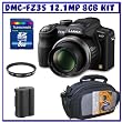 Panasonic Lumix DMC-FZ35 12.1MP Digital Camera + 8GB Deluxe II Accessory Kit