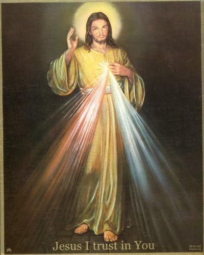 Divine Mercy Print 8 x 10(english) by San Francis Imports