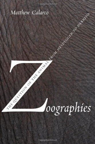 Zoographies The Question of the Animal from Heidegger to Derrida