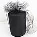 OurWarm 6 Inch x 100 Yards (300FT) Tulle Roll Spool Tutu Skirt Fabric Wedding Party Gift Bow Craft (Black)