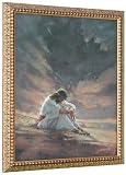 Ron DiCianni IN THE WILDERNESS Framed Jesus Christ Art print