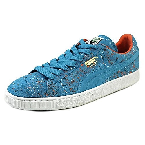Puma Classic Splatter Men Round Toe Suede Sneakers