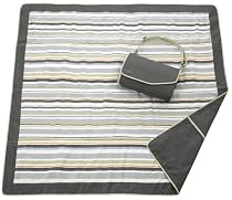 JJ Cole Essentials Blanket - Gray/Green