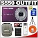 Nikon Coolpix S550 10-Megapixel Digital Camera (Plum) with 5x Optical Zoom + 8GB Card + Nikon Camera Case + Cameta Bonus Accessory Kit