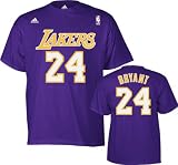 Kobe Bryant adidas Purple Name and Number Los Angeles Lakers T-Shirt
