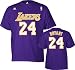 Kobe Bryant adidas Purple Name and Number Los Angeles Lakers T-Shirt - Medium