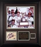 Rusty Wallace Autographed Photograph - FRAMED '89 CHAMP8x10 wPLATETIRE