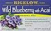 Bigelow Tea Wild Blueberry with Acai Herbal Tea, Caffeinated Tea with Blueberry and Acai, 20 Count Box, (Pack of 6), 120 Total Tea Bags