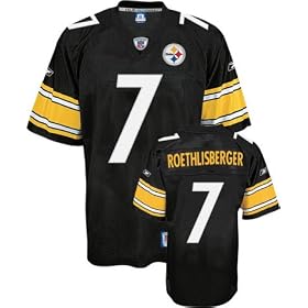 Ben Roethlisberger Black Reebok NFL Premier Pittsburgh Steelers Jersey