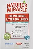 Nature's Miracle Odor Control Jumbo Litter Box Liners, 27 Count