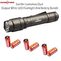 Surefire LX2-HA-WH Lumamax Dual Output White LED Flashlight With Six Surefire Batteries