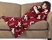 Alabama Crimson Tide Youth Comfy Throw Blanket with Sleeves
