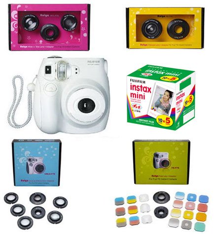 チェキ7S ホワイトにフィルムとオプションレンズが全て揃った【ドリームセット】