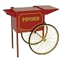 Paragon Medium Popcorn Cart for 6 and 8-Ounce Poppers (Red)