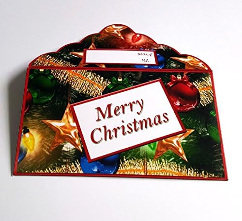 XW01 - Christmas Joy Money/Voucher/Gift Card Pocket/Envelope