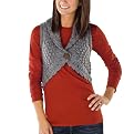Xhilaration&reg; Juniors Shawl Collar Sweater Vest - Graphite