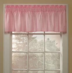 Plaid Butterfly Garden Valance