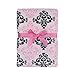 Baby Gear Plush Velboa Ultra Soft Baby Girls Blanket 30 x 40 Pink Black Demask