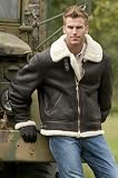 Men's Sheepskin B-3 Bomber Jacket