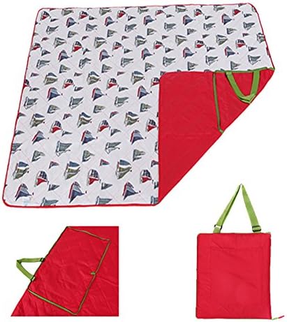 Outdoor/Indoor Oxford Zippered Dampproof Mat Picnic Blanket Picnic Mat Beach mat Tent Camping Mat (59" x 78")White