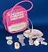 Ransom Alphabet Brads in Bag 9 Different Designs 42 Pieces Zippered Bag New