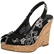 MIA Women's Flower Girl Wedge Sandal