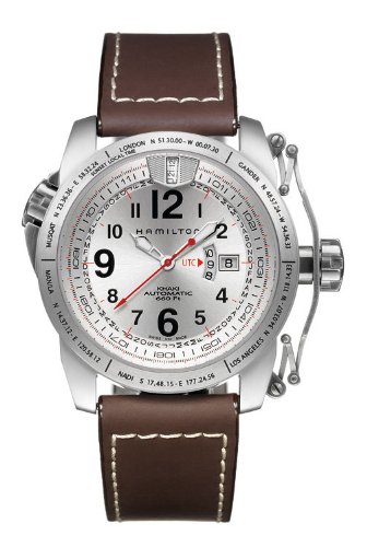 Men's Khaki Sunset Automatic Brown Leather