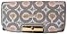 Authentic Coach Kristin Ikat Slim Envelope Wallet Clutch 45592 Grey Multi