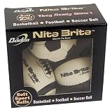 Baden Nite Brite Soft Youth Sport Balls Glow in the Dark set of 3--Basketball,Football,Soccer Ball