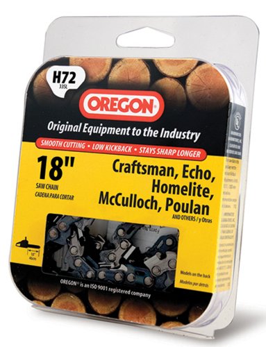 Oregon 18-Inch Pro-Guard Chain Saw Chain Fits Craftsman, Echo, Homelite, McCulloch, Poulan #H72
