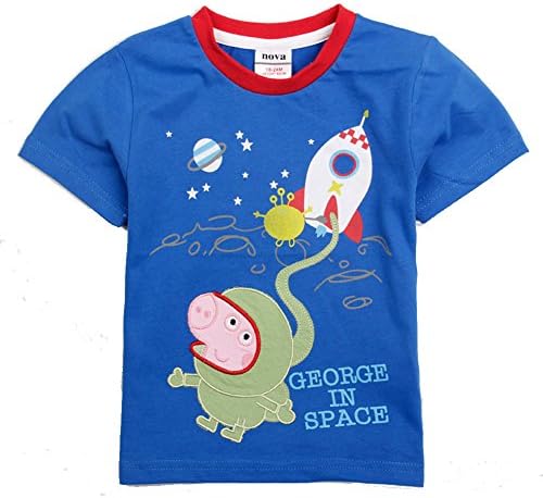 18M/6Ytunic Kids Brand Wear Summer Top Peppa Pig T-Shirt With Embroideryfor Baby Clothes