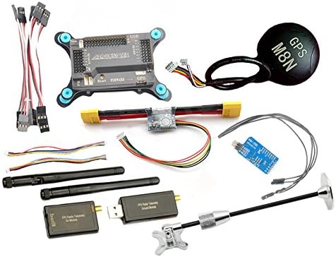 top rc APM2.8 Flight Controller + NEO-M8N GPS 3DR 915Mhz Telemetry OSD Power Module