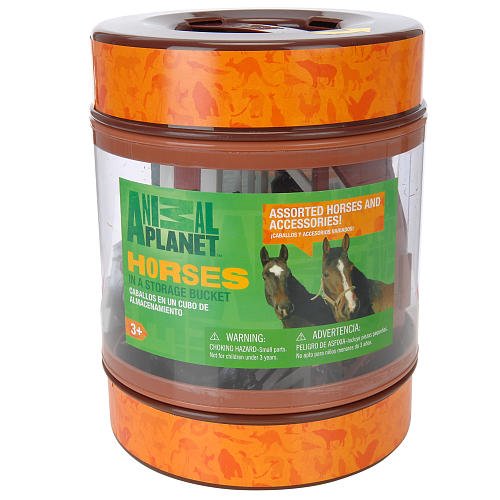 51iXl%2BxYPHL Animal Planet Horses in a Bucket Playset