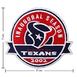 Houston Texans Patch Logo II Embroidered Iron on Patches From Thailand