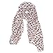 Fashion Soft Chiffon Black Cat Prints Ladies Women Long Scarves,Pink