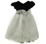 Nannette Girl V-Neck Dotted Dress