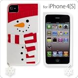 【冬季限定】[SoftBank/au iPhone4S/4専用]Case-Mate/ケースメイト ソフトケース クリーチャーズ スノーマン(ホワイト)CM017049
