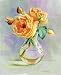 French Vanilla Rose - Mary Kay Krell Art Print Poster - 9 x 11