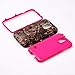 Galaxy S5 Case, EC [3 Layers Design] Real Tree Camo Hybrid Hard Soft Combo Shock-Absorption Bumper Back Case Cover Protector for Samsung Galaxy S5 i9600 (Hot Pink)